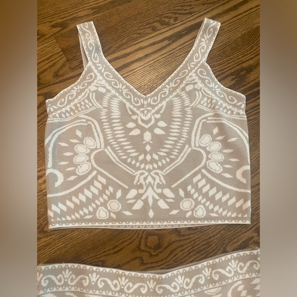 Express Two Piece Crop Top & Skirt Size Medium - Picture 2 of 7